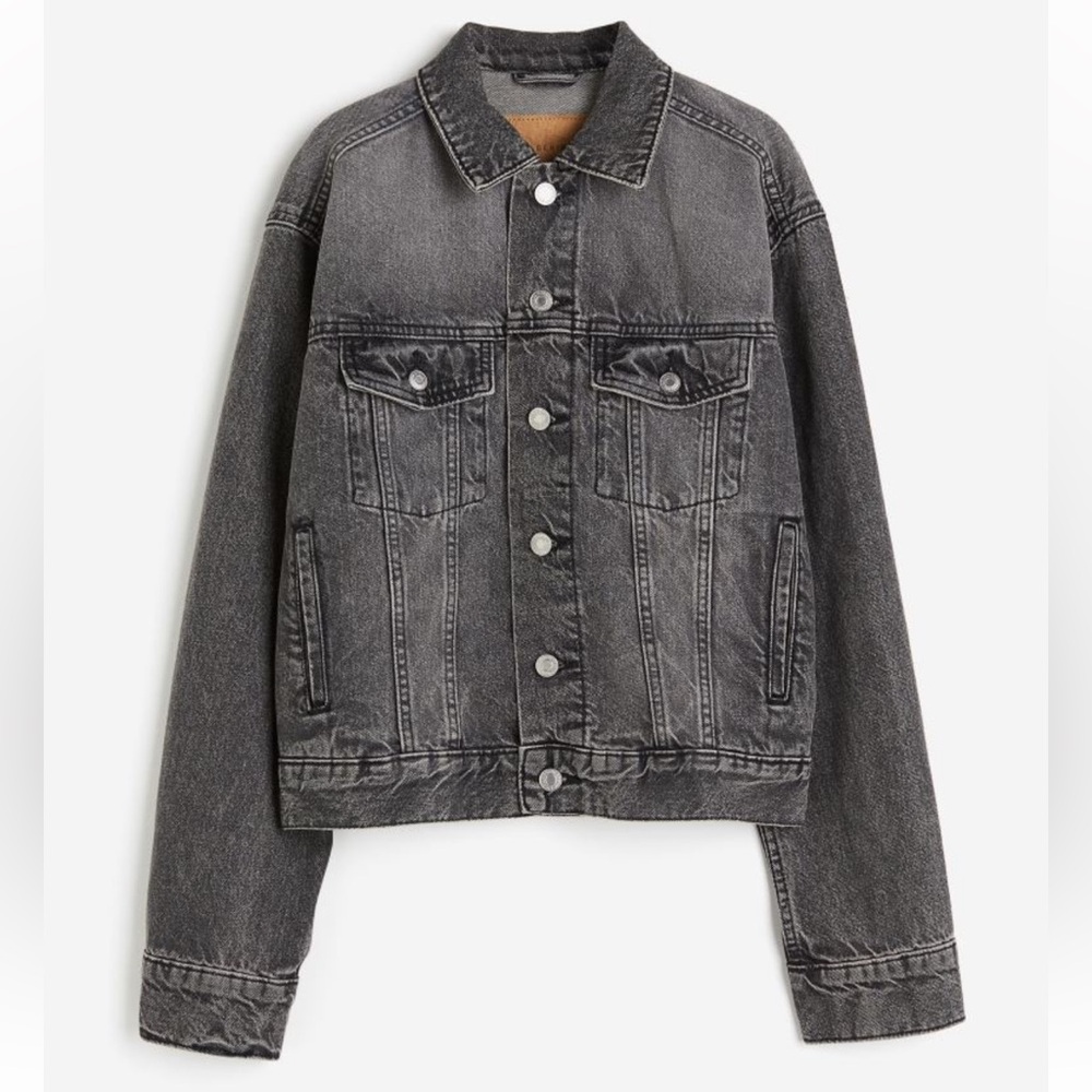 NWT H&M Denim Jacket - Vintage Grey - Medium